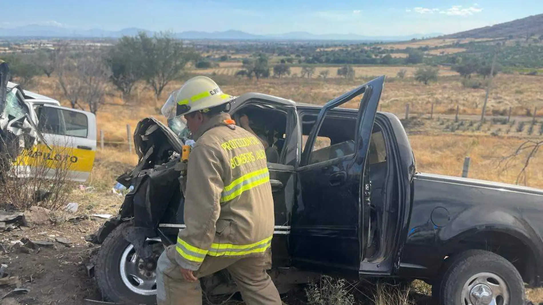 Accidente choque La Barca